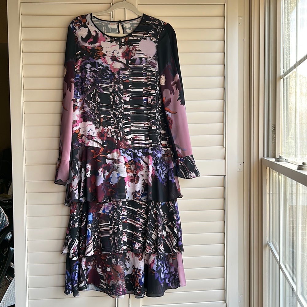 Clover Canyon midi ruffle dress size small